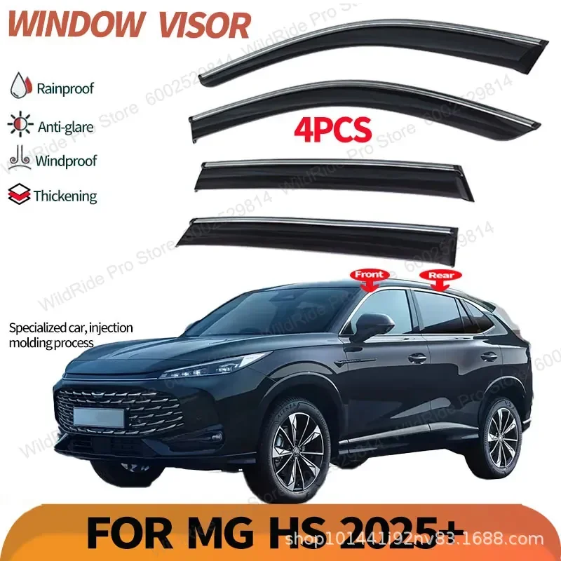 Window Rain Baffle Sun Shade Version Window Visor for MG HS 2025 15FDE