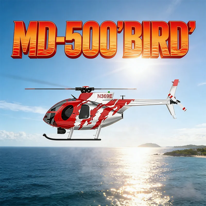 YUXIANG F119S Bird 6CH Armed Helicopter MD-500 GPS Positioning Simulation Brushless Carbon Fiber RC Model Aircraft Helicopter