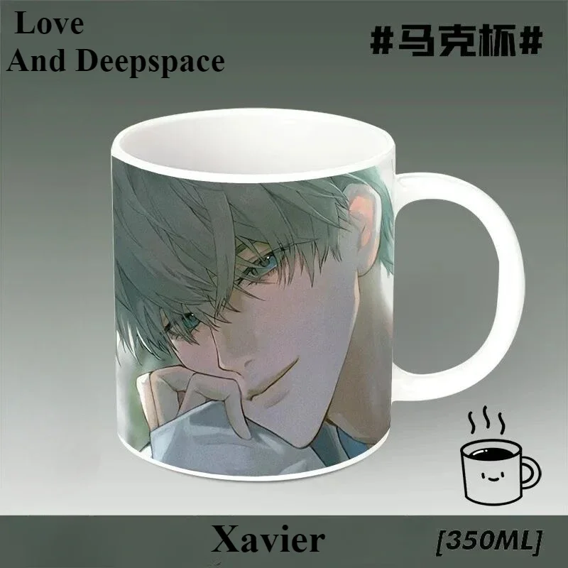 Love and Deepspace Xavier Rafayel schattige persoonlijkheid cartoon keramische mok creatieve trendy anime karakter randapparatuur koffiekopje