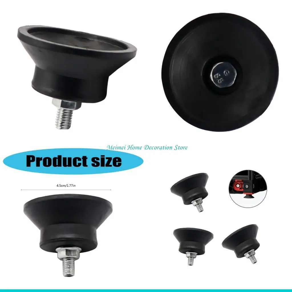 

H7BF 4Pcs Air Compressor Rubber Foot Pad Nonslip Rubber Shock Pad Cushion Enduring