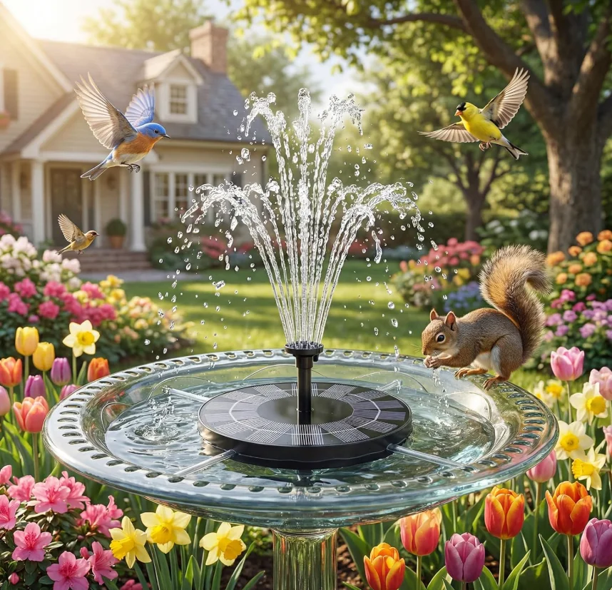 Mini Bomba de Fonte Solar de A - Smart Garden Ornaments avaliação e preço