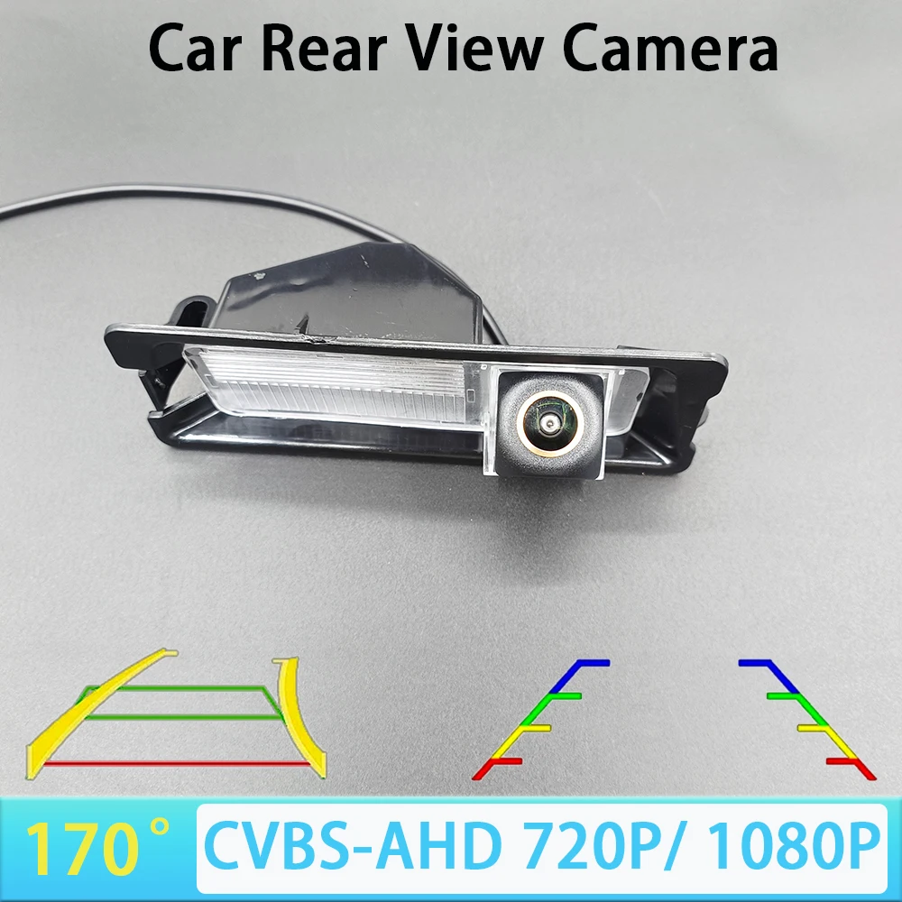 170 Degree AHD 1080P CVBS Car Rear View Camera for Nissan March Micra/Renault Logan Sandero Stepway Car Track/Ruler AHD720P NTSC