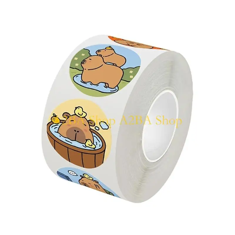 A2BA 500Pcs Sticker Water Resistant for Art Craft Scrapbooking Journal Water Bottle Album Kid Rewarding Sticker