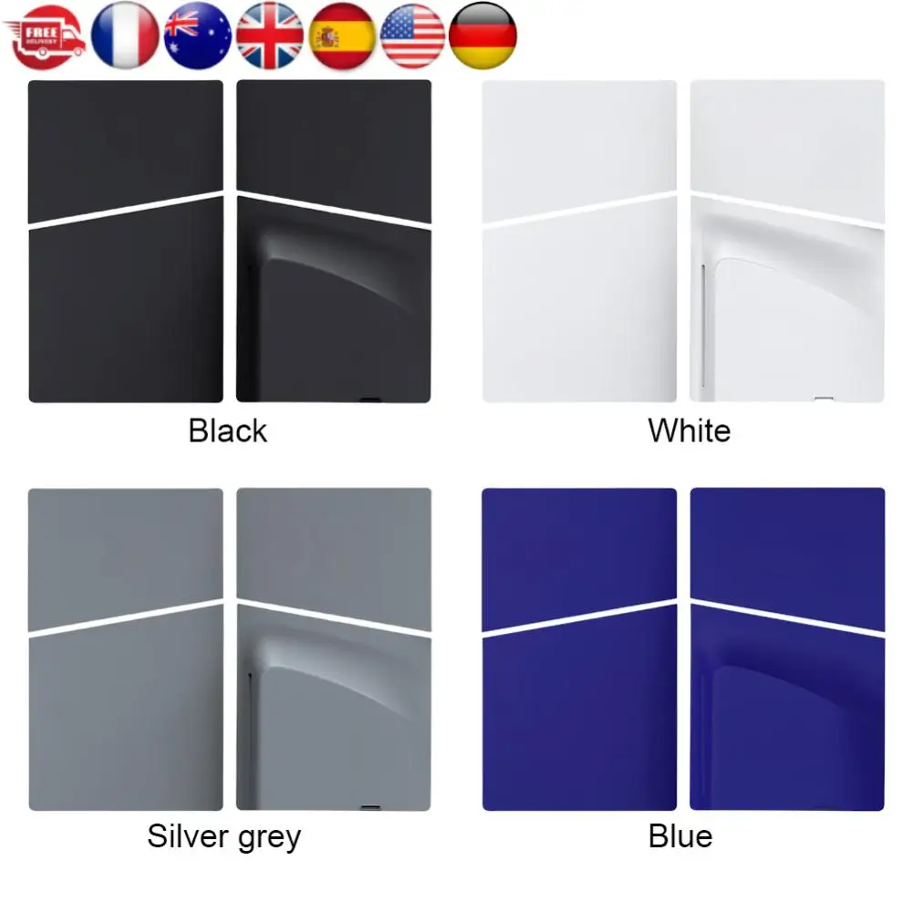 

ABS Hard Case Faceplate Case Cover Dustproof Hard Shell Skin Shockproof Cover Plates for Playstation 5 Slim Disc Edition Console
