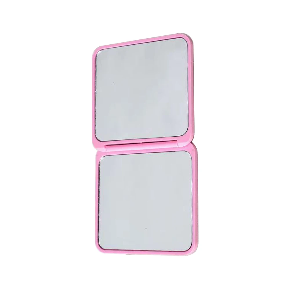 Mini compact makeup mirror Portable handheld makeup mirror Beauty makeup mirror Simple and fashionable