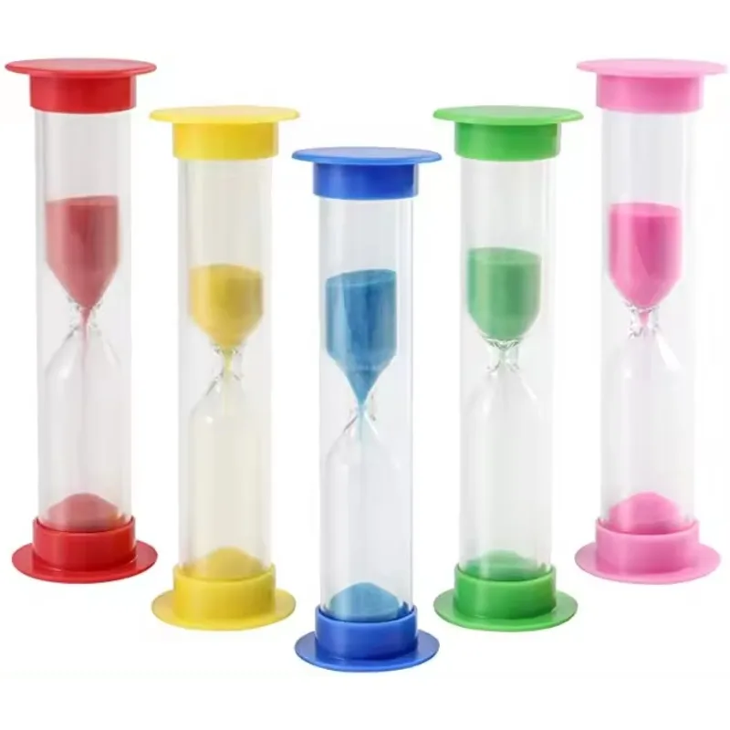 Sand Hourglass Colorful Plastic Sand Timer Hourglass Decoration and Accessories for the Table Object Clock  Child Clocks