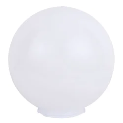 Globo de pantalla de lámpara, cubierta de pantalla de luz, poste de repuesto, accesorio de globos para exteriores, Bola de techo de cristal de mesa acrílica, barril blanco