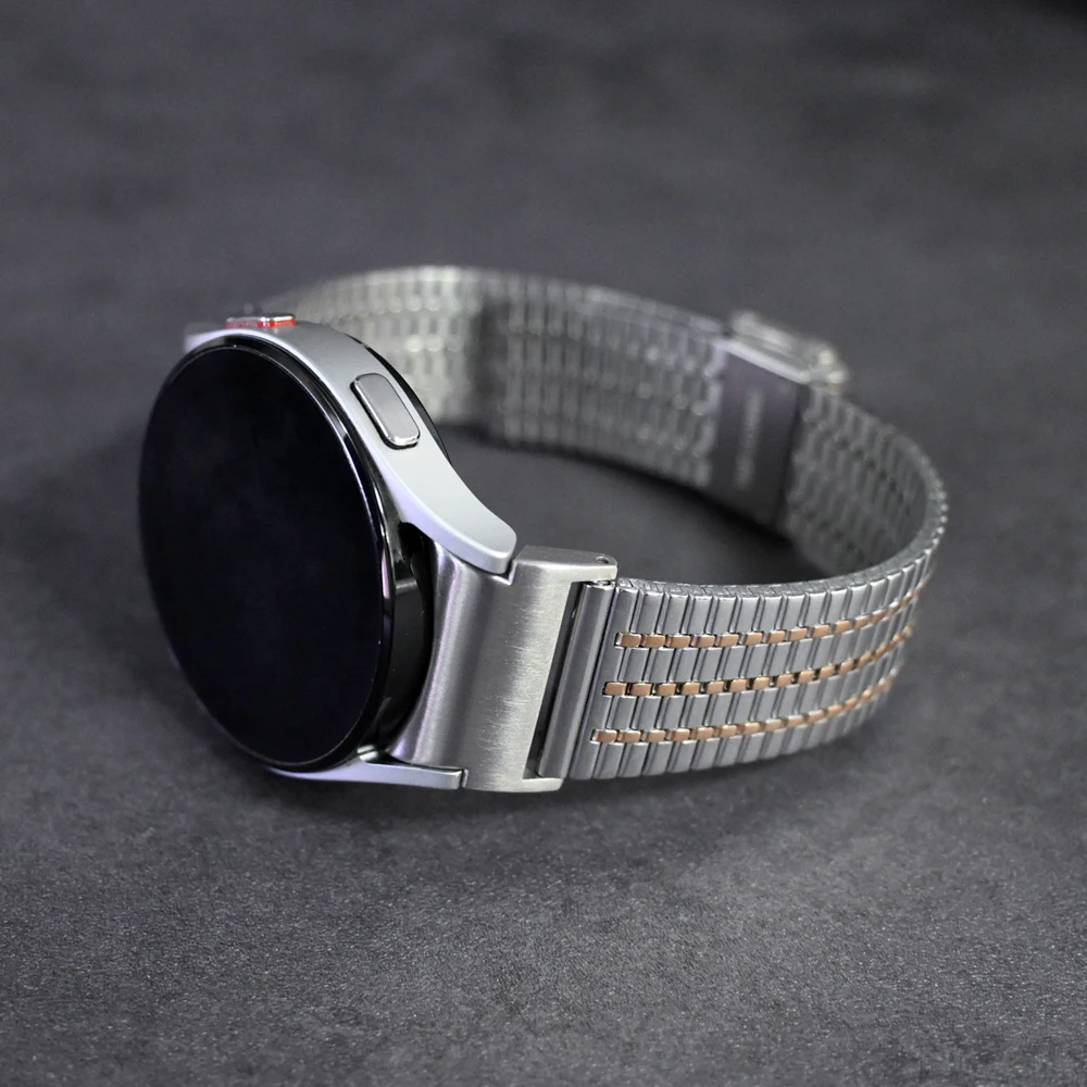 Metal Strap for Samsung Galaxy Watch 6 Classic 47mm 43mm Belt Bracelet Galaxy Watch Series 6 5 4 40mm 44mm Stainless Steel Band