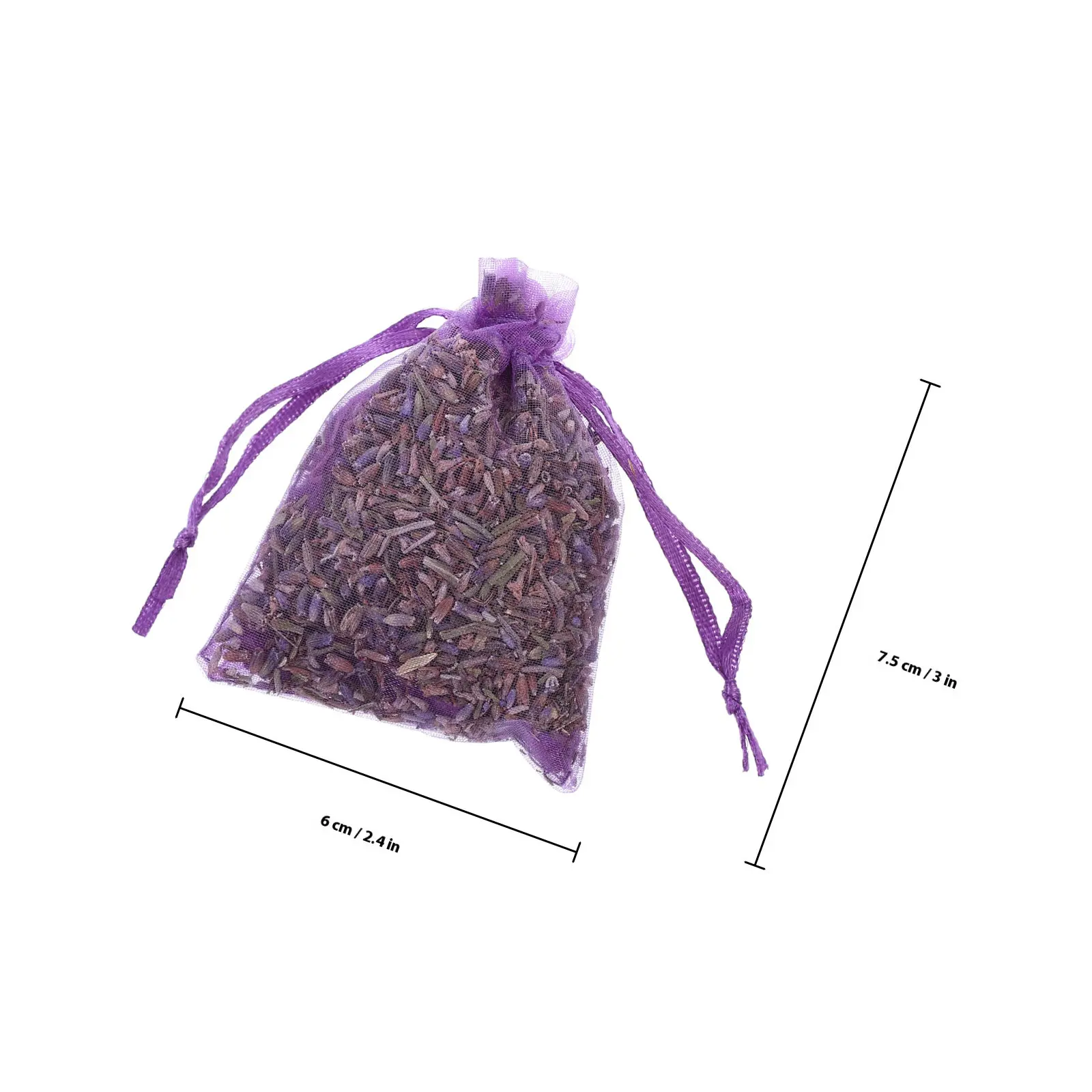12 pcs 20 pcs Lavender Sachet Bags Fragrance Empty Drawstring Pouches Halloween Christmas New Year Dried Lavender Bags Sachets