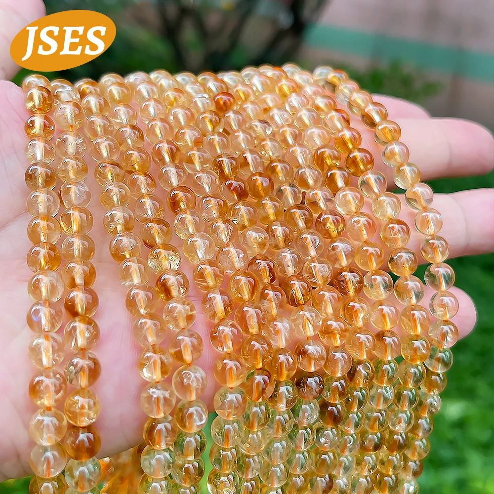 Contas de energia de cristal amarelo citrino pirâmide natural para fazer jóias diy pulseiras acessórios 15 polegadas contas de fio