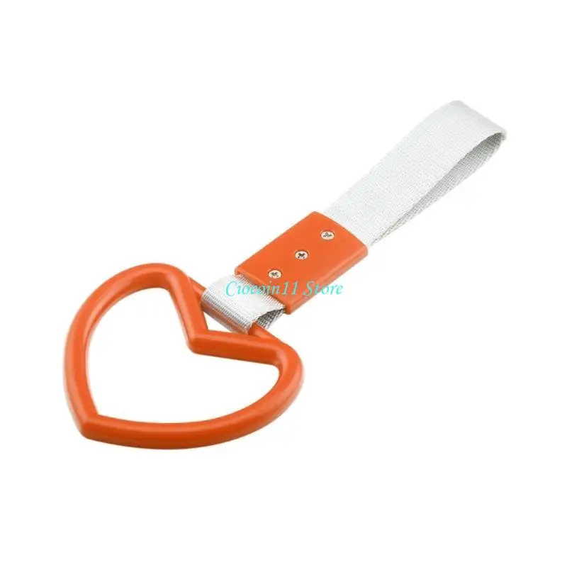 Y1UB Pull Ring Car Static-Belt Bumper Warning Loop JDM-Train Handle Strap Charm Drift