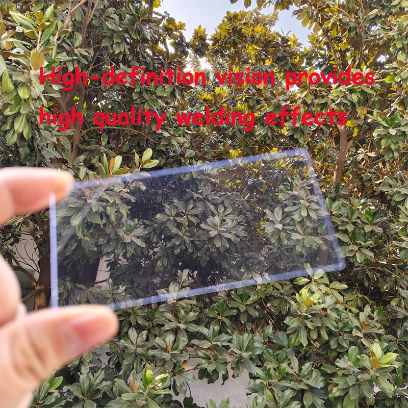 5 uds 75% resina fundida 39 lentes de repuesto de plástico, lente de cubierta transparente para filtro de soldadura con oscurecimiento automático Solar capó de gafas de 2 "x 4,25"