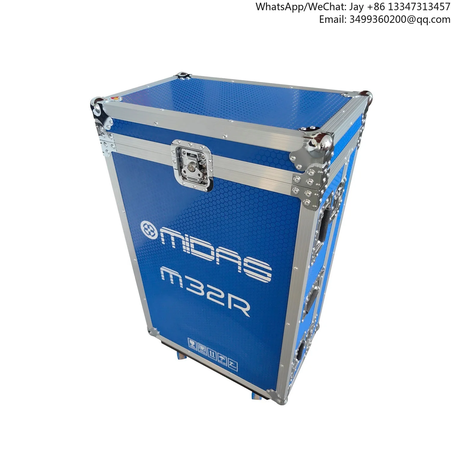 

Customized M32R Live Digital Mixer Flight Case With Wheels Pa Sound System Portable Flight Case Indoor Outdoor