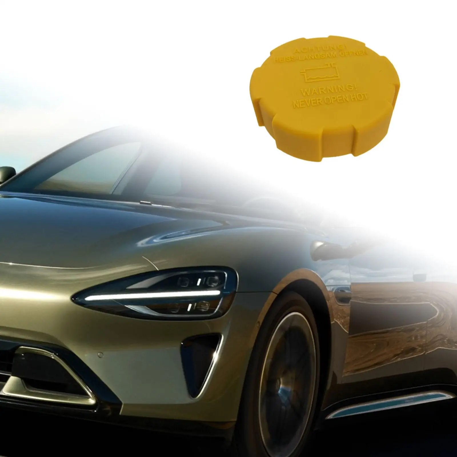 Coolant Expansion Tank Cap 0.9 Bar High Performance Plastic Radiator Cap for Saab 9-3 Saloon YS3F