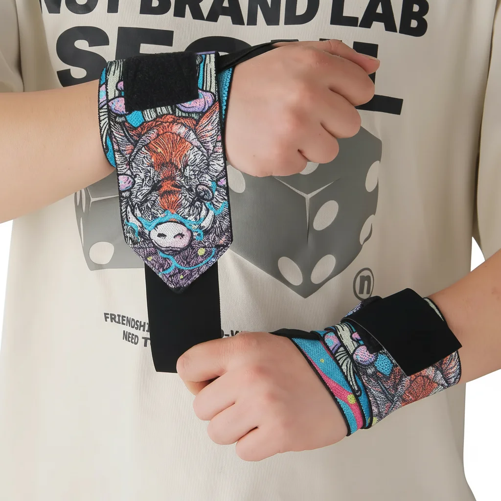 

Подъемные повязки на запястья, регулируемые ремни на запястье, поддержка запястья с прочной петлей для большого пальца для спортзала