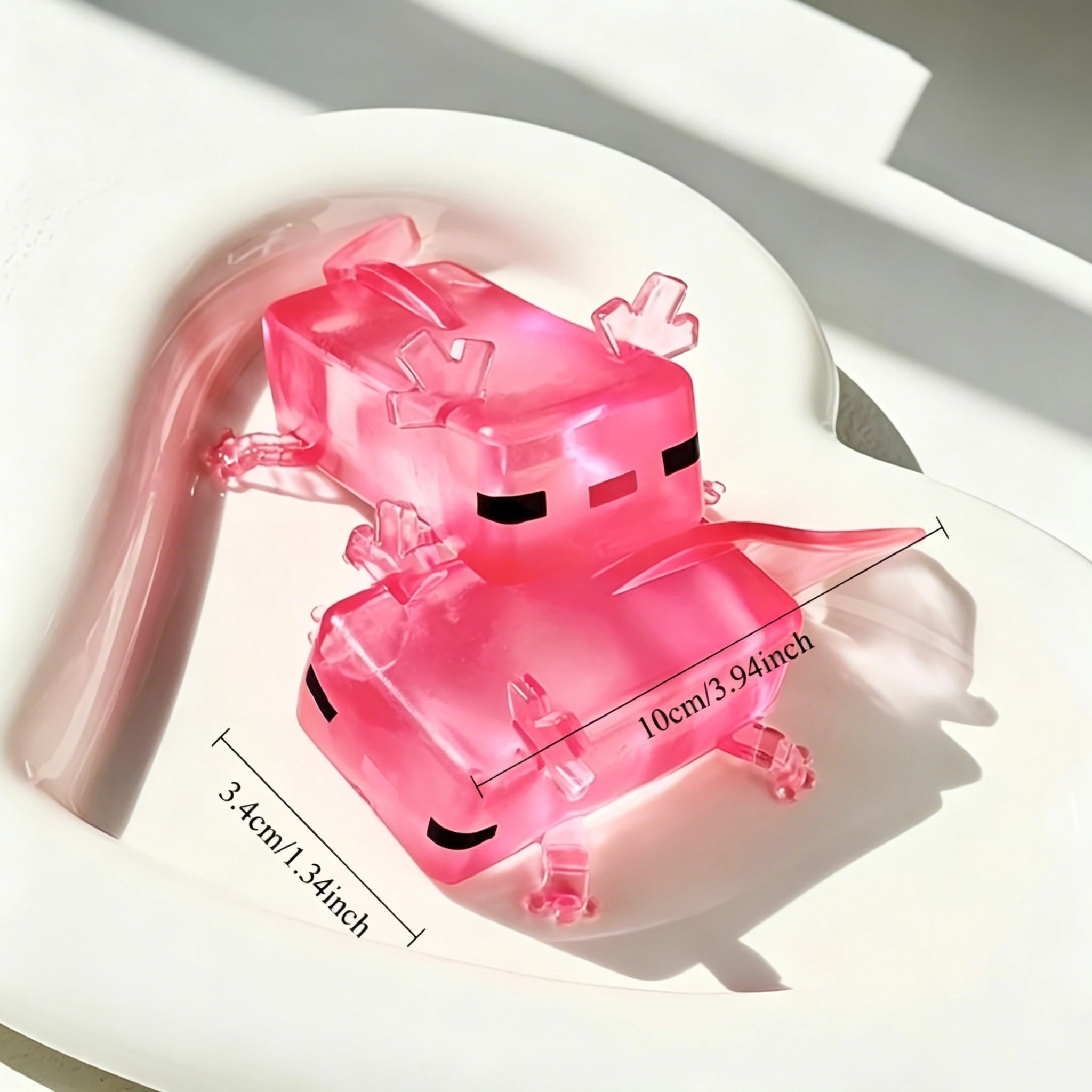 Transparent Cube Axolotl Squis - đánh giá và giá Korean Food Snacks