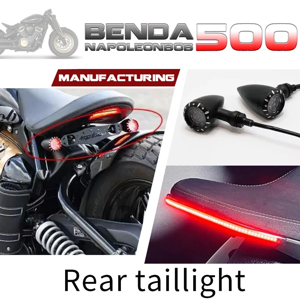 

LED sequential turn signals BENDA NAPOLEON BOB 500 3-in-1 taillight 500 NAPOLEON BOB 500napoleon bob