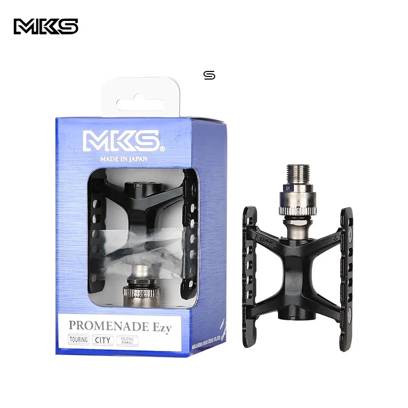 

MKS PROMENADE Ezy City Bike Pedals Quick Release Touring Bicycle Pedal Ultralight Aluminum Alloy Folding Bike Bicicleta Pedalear