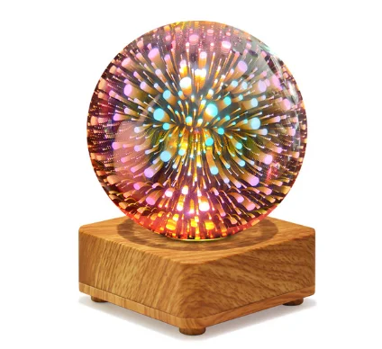 Luz de noche 3D cielo estrellado Luz de luna lámpara de proyección de atmósfera lámpara de luna de noche USB Mesa dormitorio lámpara de sueño decoración regalo