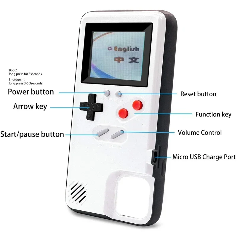 Casing Video Game untuk iPhone 13 12 11 Pro Max X XS XR 6 7 8 6S Plus Casing Warna Layar Game untuk Samsung Galaxy S20 S21 Ultra S10