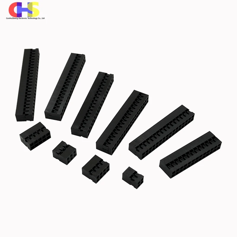 2.0mm Double Row Dupont Plastic Shell 2*2P 3P 4P 5P 6P 7P 8P 9P 10P 11P 12P 15P 18P 20P 22P Jumper Wire Cable Housing Connector