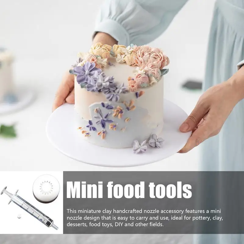 Miniature Piping Tip Multifunctional Mini Nozzle Piping Tips For Cake Scratch Resistant Baking Tips For Beginners For Pottery