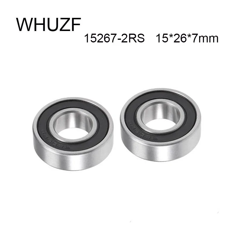 

15267-2RS Ball Bearing 10PCS 15x26x7mm Chrome Steel Rubber Sealed 15267RS Bicycle Bearing Smoothly for American Classic Rear Hub