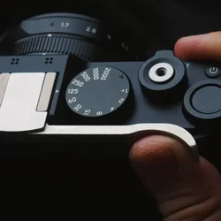 Metal Hot Shoe Cover Thumb-Up Thumb Grip For Leica D-LUX8 DLUX8 Camera Hand Grip