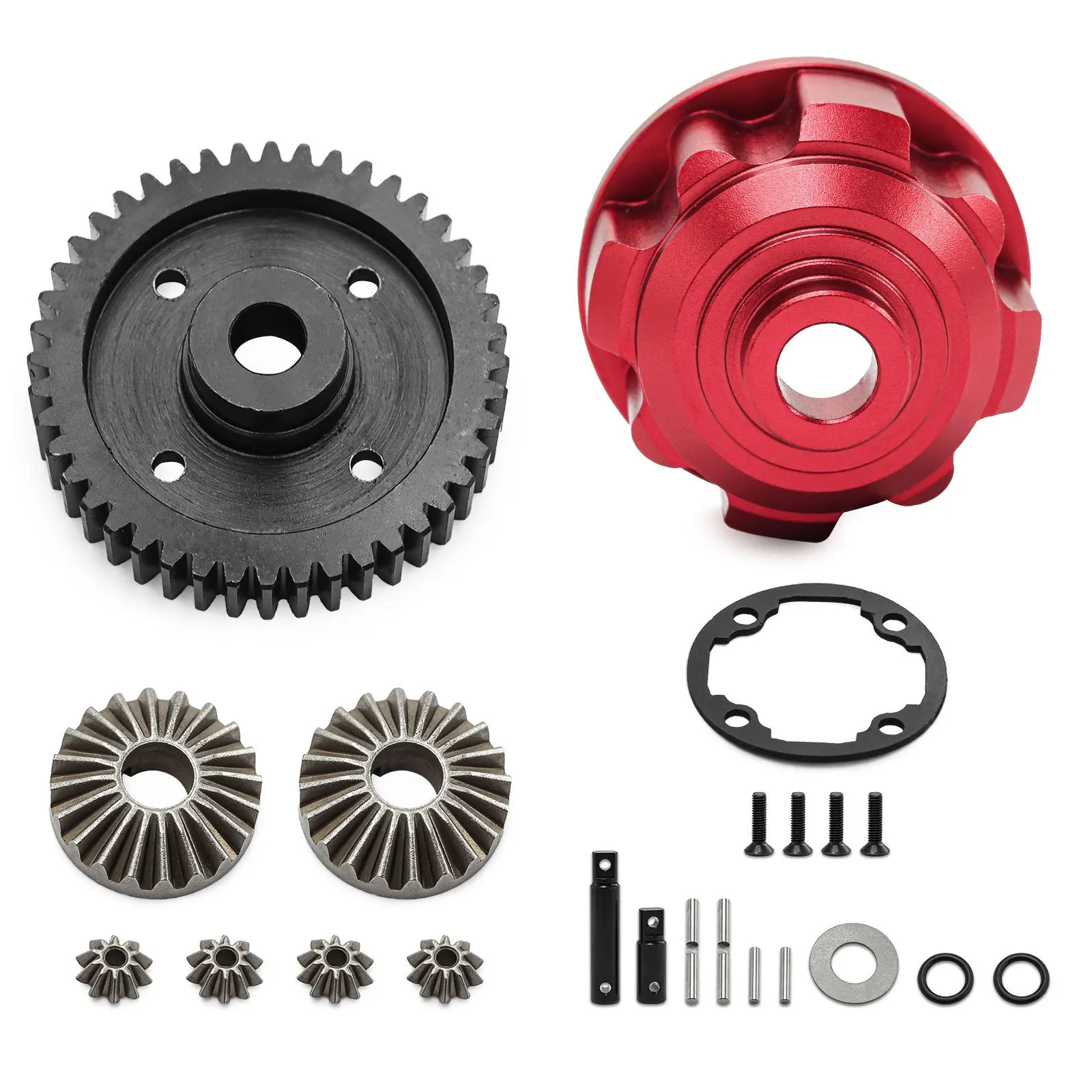 طقم تفاضلي مركزي معدني كامل 8980 لـ TRAXXAS 1/8 MAXX SLASH 1/10 MAXX RC ملحقات أجزاء ترقية السيارة