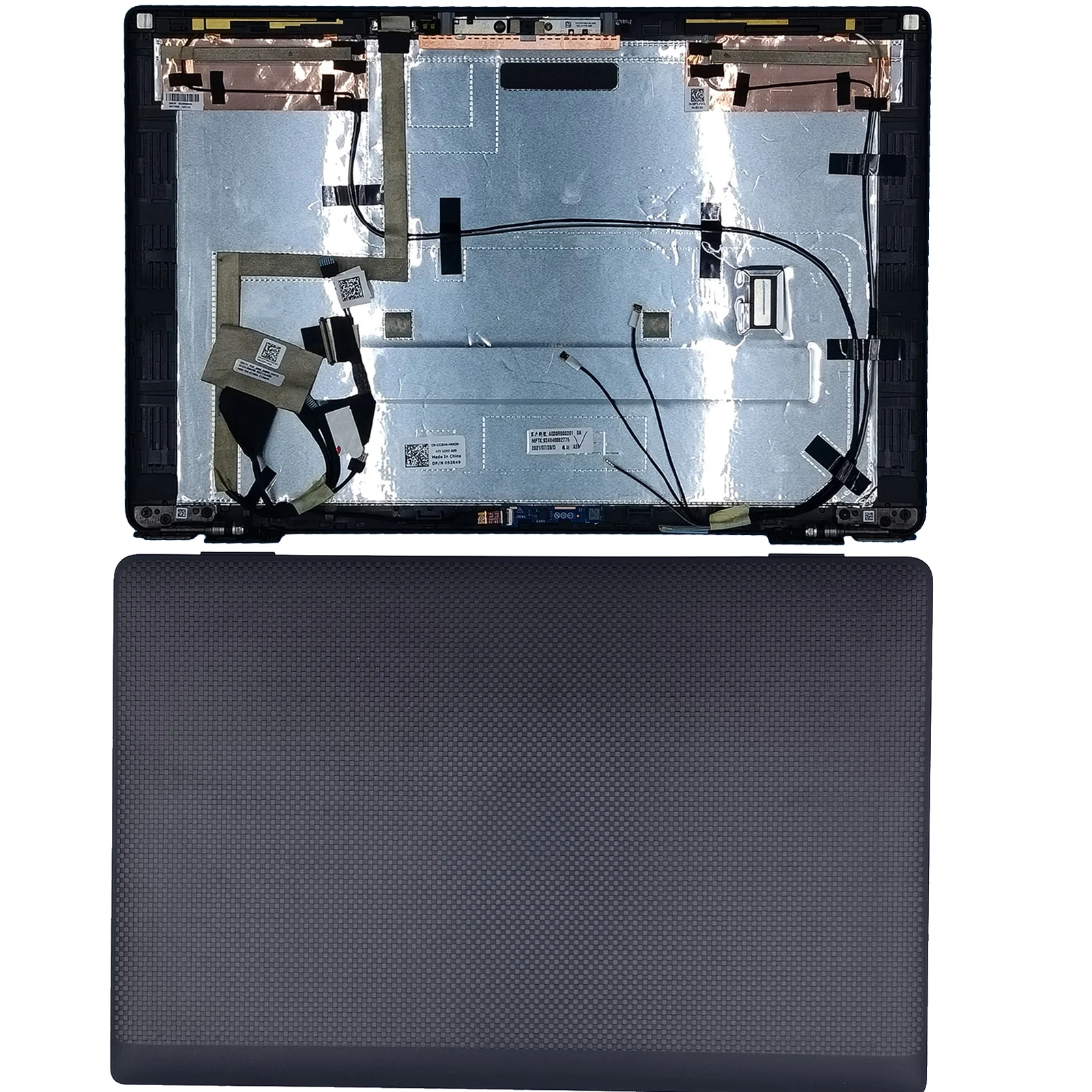 

052R49 for Latitude 7320 LCD Back Cover Top Case Rear Lid A Cover W/ Hinges Antenna LCD Cable Camera Gravity Sensing Small Board