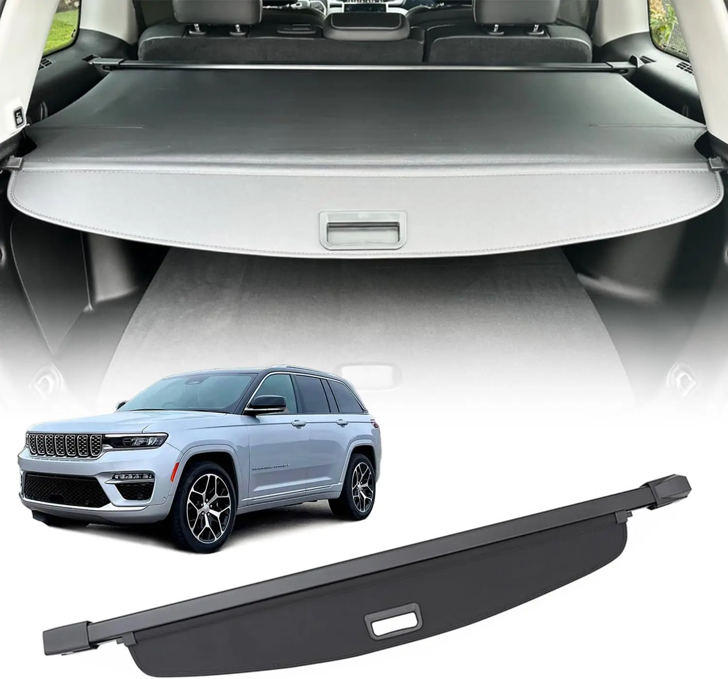 

Выдвижной грузовой чехол для Jeep Grand Cherokee 2022-2025 — защитный козырек от кражи, простая установка