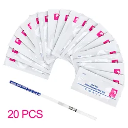 Tiras De Teste De Gravidez Precoce Para Mulheres, Kits De Teste De HCG Medição De Urina, Detecção De Bebê, 99% De Precisão, 20Pcs