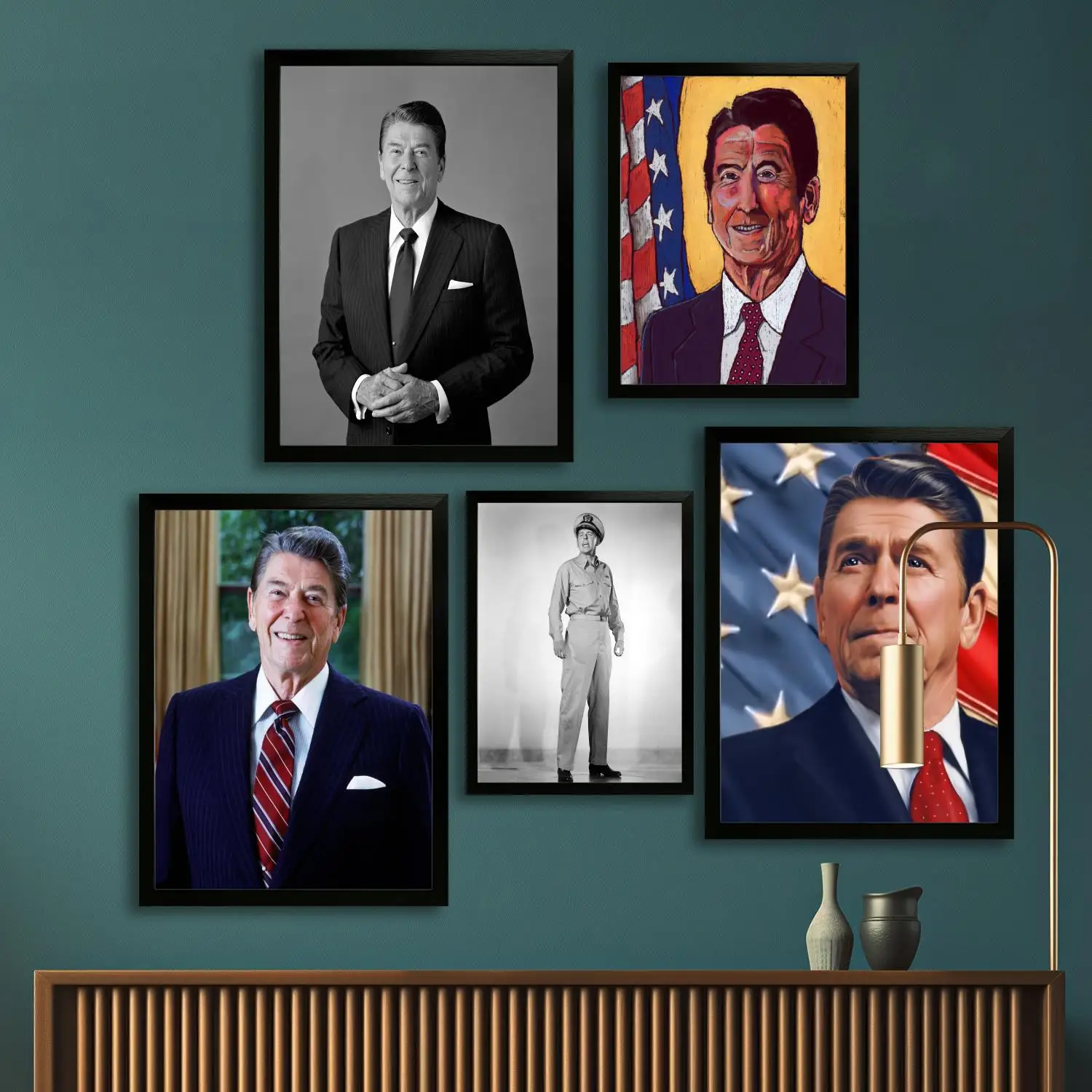 ronald reagan Canvas Art Poster and Wall Art, Picture Print, Modern Family Bedroom Decor,Decorative painting