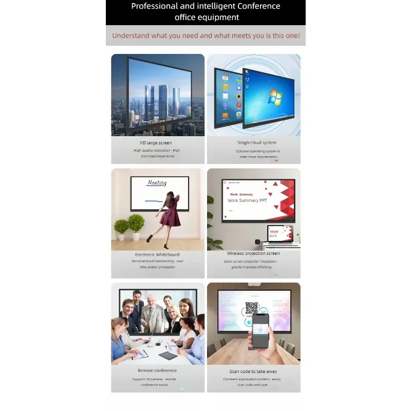 all-in-one computers Teaching Machine electronic smart Interactive Board Pen Teaching And Conference all in one computer