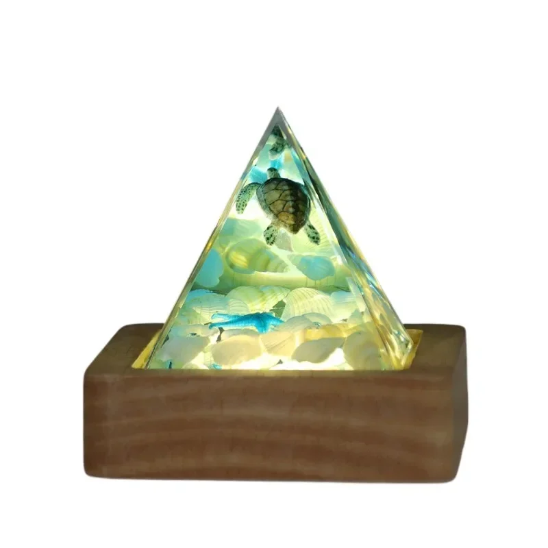 

Ocean micro landscape resin handicraft night light ornament