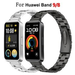 Stainless Steel Bracelet for Huawei Band 9 Strap for Huawei Band 8/9/10 Correas Replacement Bands for Huawei 9/8 Belt Watchbands