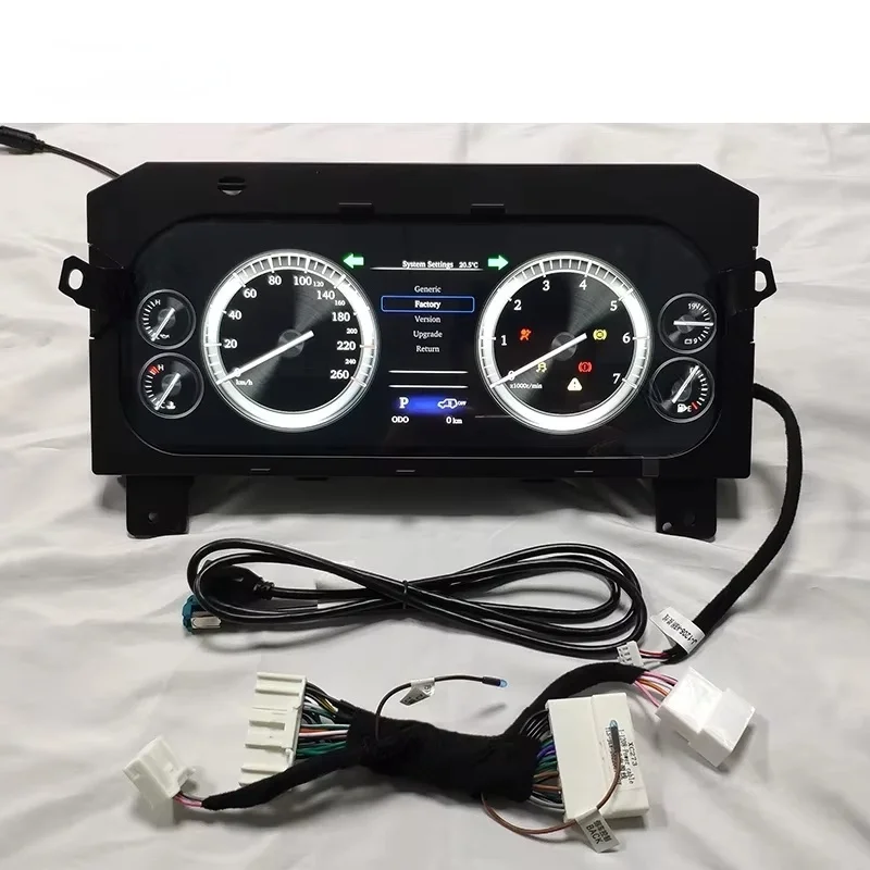

12,3-дюймовый автомобильный ЖК-прибор для Toyota для Prado 2010-2023, кластерный дисплей, цифровые спидомеры, приборная панель, виртуальная панель кабины