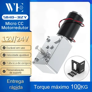 Small Worm Gear engine, adjustable speed, high thumbnail torque, high power 5.0, 5840-31ZY DC 12V 24V, 7rpm ~ 470rpm 12 Main Speed Reducer Sales - №3