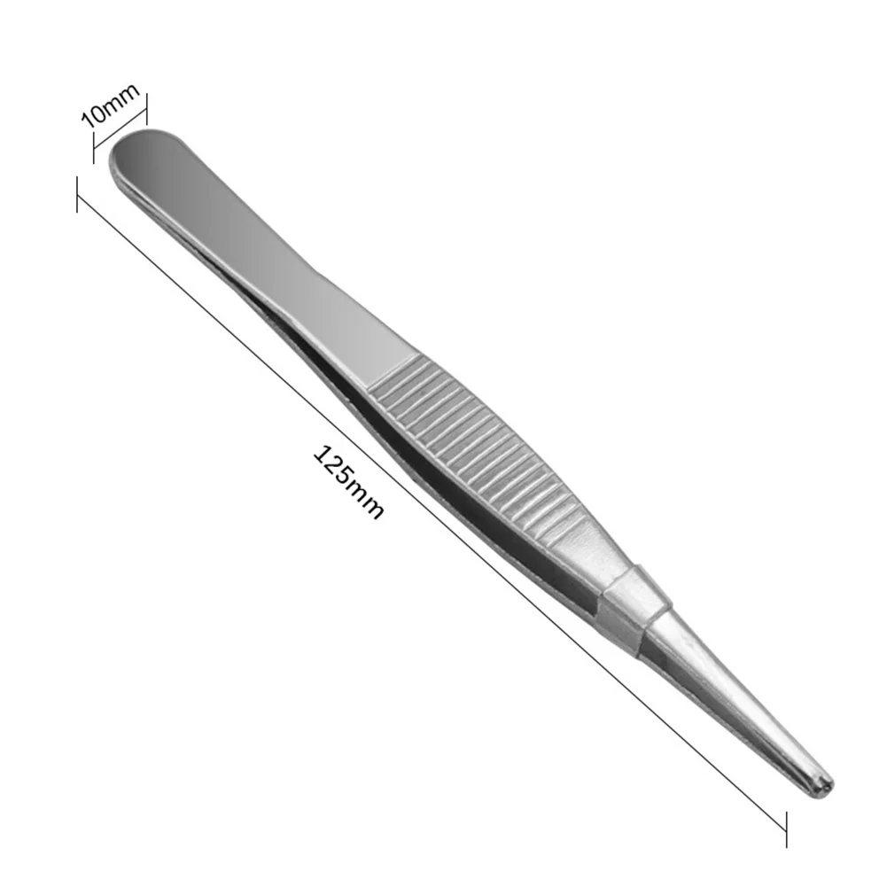 140มม.ฟันแหนบสแตนเลสสตีลแหนบสำหรับเย็บจัดการเข็ม Hold Multi-Function เครื่องมือมือ