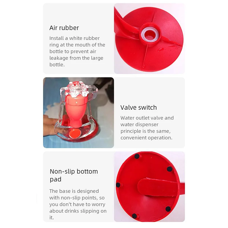 음료 반전 디펜서 물 주전자 병 소다 음료 디펜서, 파티 바용 창의적인 식수 스위치 수도꼭지