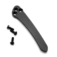 1Set Titanium Deep Carry Pocket Clip Waist Back Clamp for Spyderco C81 Paramilitary 2 Para 3 Delica Endura C223 with 3pcs Screws
