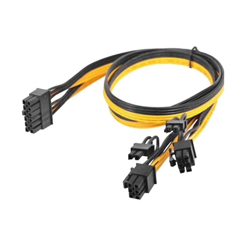 

For Haiyun Video Card Cable 12-Pin To Pcie 6+2Pin 8Pn Power Cable 60Cm Used 12Pin PSU Power Cable Graphics Card Cable