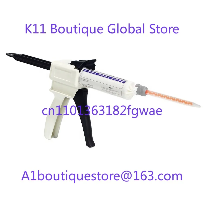 

50 мл 10:1 AB Dot Gun Double Barrel Caulk для твердых поверхностей из корианского клея 10:1.