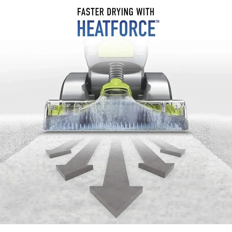 QWHoovvers Pro Clean Pet Upright Carpet Cleaner,Shampooer Machine For Home And Pets,FH51050,Grey