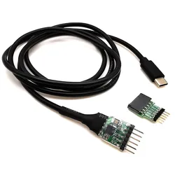 Tipo C USB para UART TTL, UC-2102, RS-232, 5V, 3.3V, Arduino, STM32, Pad Android, telefone inteligente, Linux, Pi, Suface Pro, Thinkpad, Win10, OTG