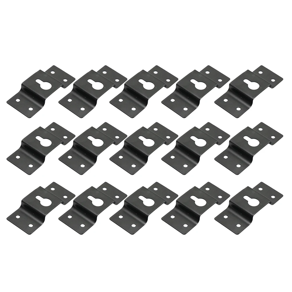 

30 pcs Speaker Rear Hook Wall Mount Hanger Accessories Connector Plate for Hanging Speakers Surround Sound Box Audio Hook Strong