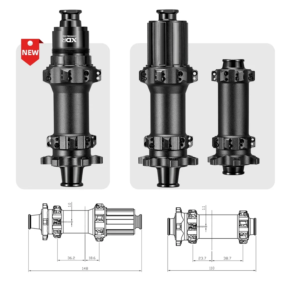 Jawbone Ultralight MTB Bike Hub Ratchet Hubset 6 Bolts Boost 12*148/15*110MM HG MS XD Freehub Bicycle Hubs Riding Cycling Parts