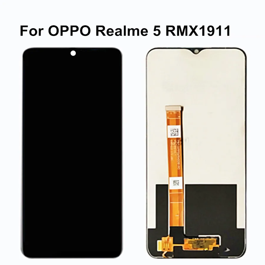 6.5 inch Realme5 LCD For OPPO Realme 5 LCD Display Touch Panel Screen digiziter sensor Assembly for OPPO realme 5 RMX1911 Screen