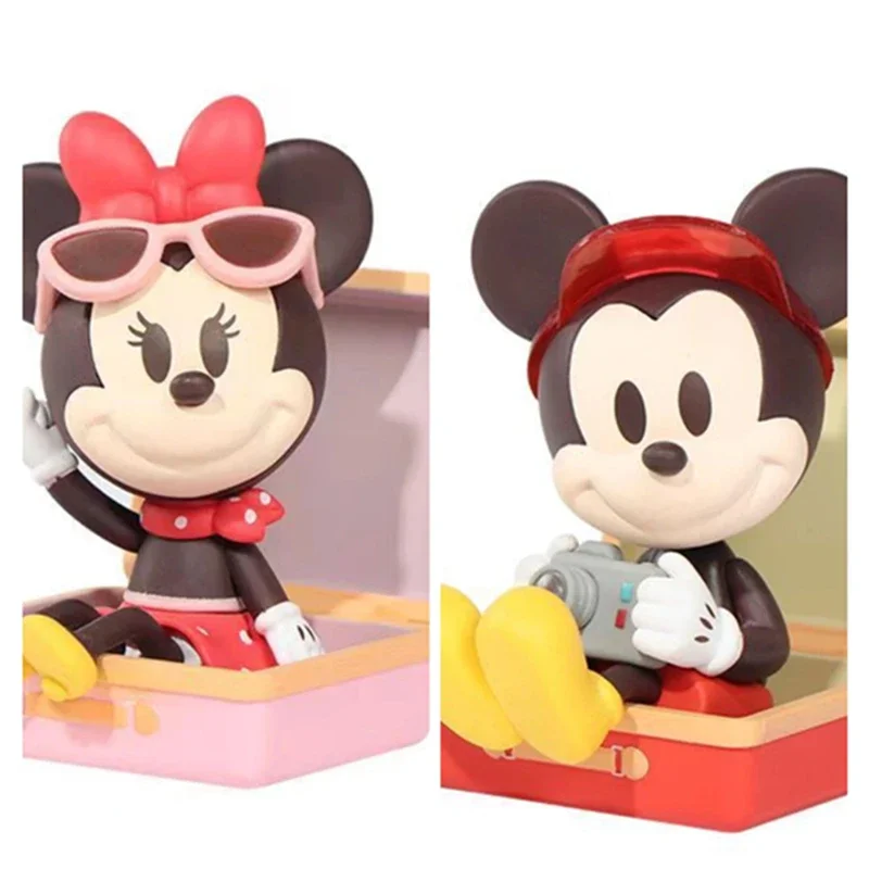 Disney Mickey Mouse travel theme series trendy toys Minnie Donald Duck flying high blind box peripheral desktop ornaments