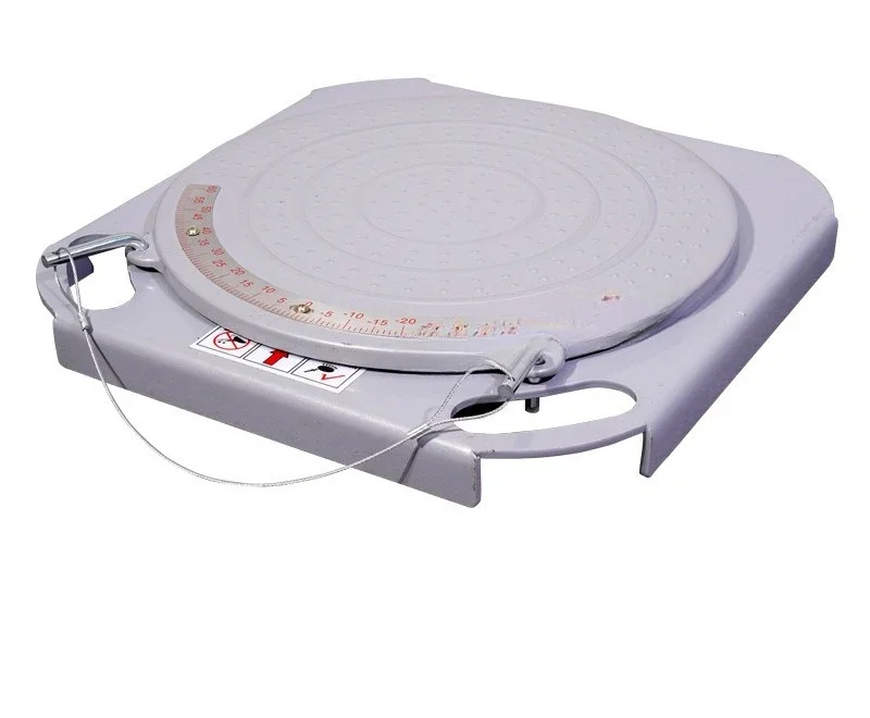 Four wheel aligner corner plate 3D ultra-thin turntable car large shear four column lift roulette
